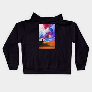 Behind This Clouds Kids Hoodie